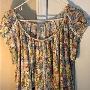 Lauren Conrad Floral Top